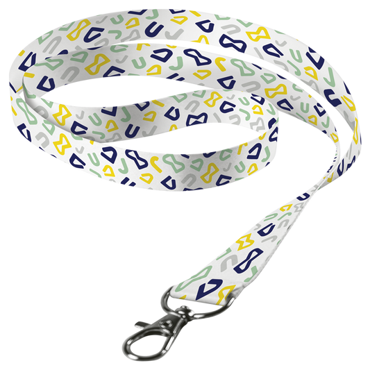 Sublimated Lanyard Double Side Sub with Lobster Ring
