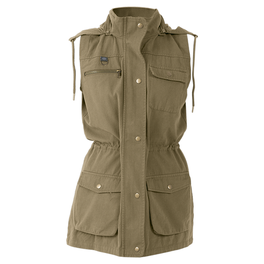 Heritage Sleeveless Utility Jacket Ladies