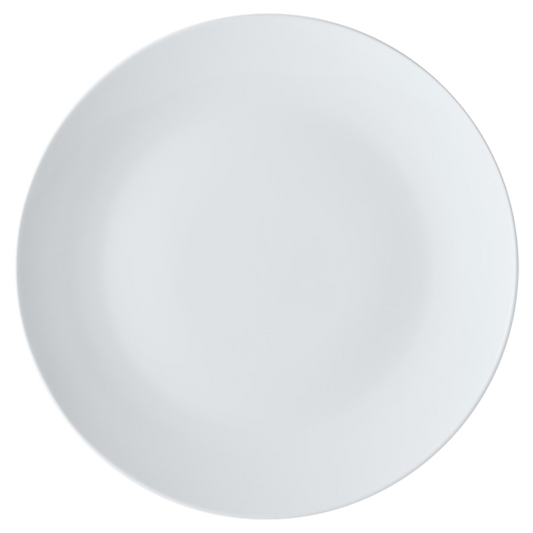 White Basics Coupe Plate