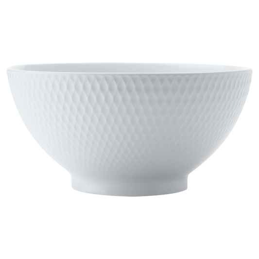 White Basics Diamonds Noodle Bowl