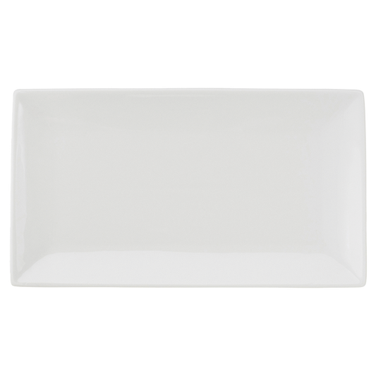 White Basics Rectangular Platter