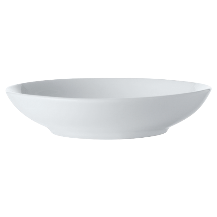 White Basics Round Sauce Dish
