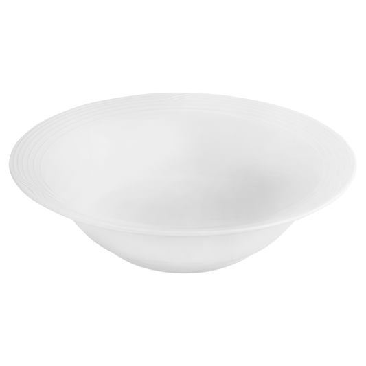 Arctic White Round Salad Bowl