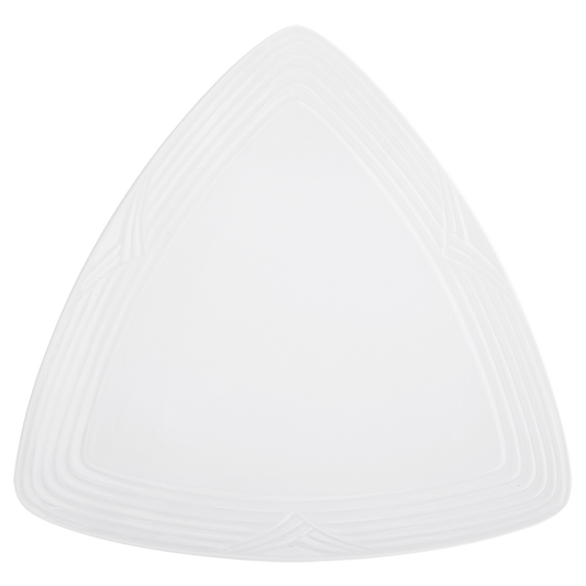 Arctic White Triangle Plate