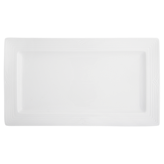 Arctic White Rectangle Plate