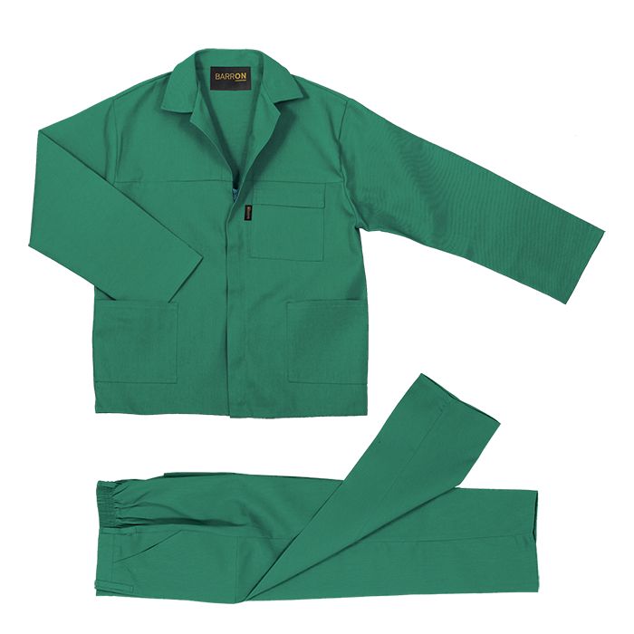 Barron Budget Poly Cotton Conti Suit - Emerald