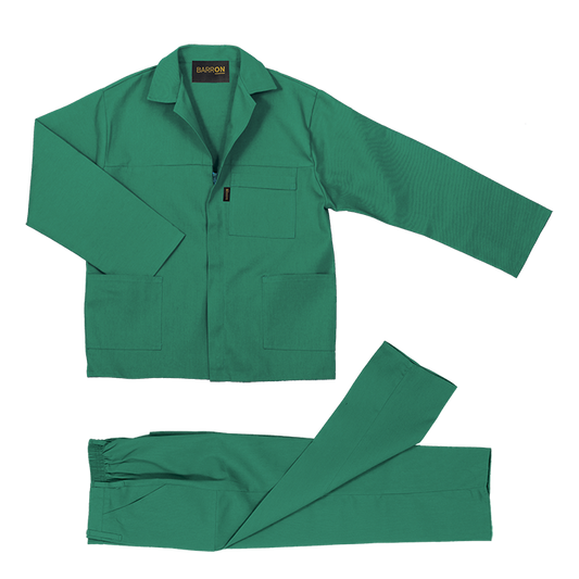 Barron Budget Poly Cotton Conti Suit - Emerald