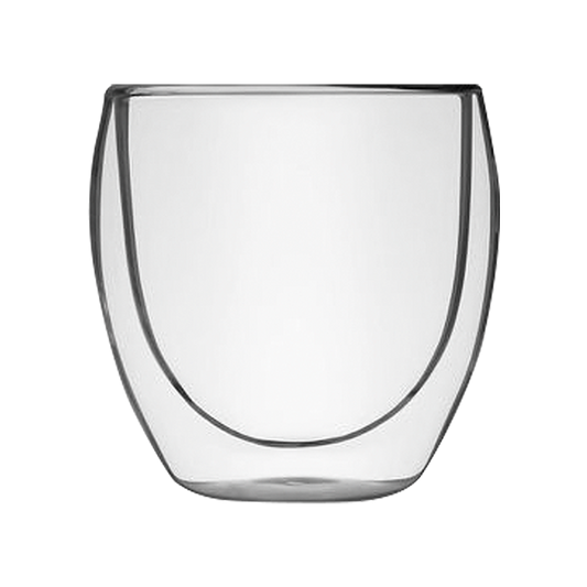 Elegant Double Wall Glass Mug in Gift Box