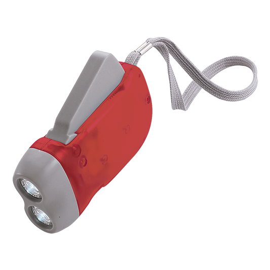 Dynamo Torch with 2 LED Lights