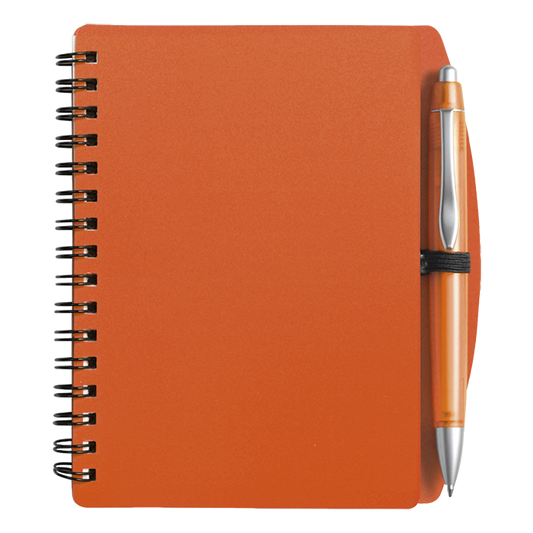 A6 Spiral Notebook and Pen