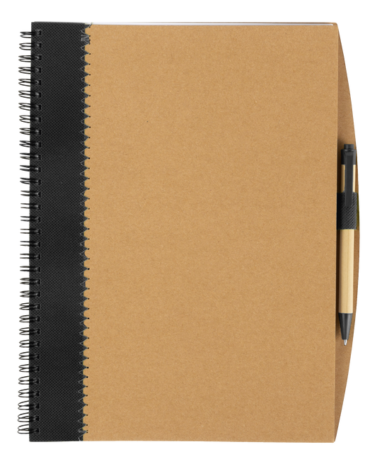 Recycled Cardboard Notebook With Pen
