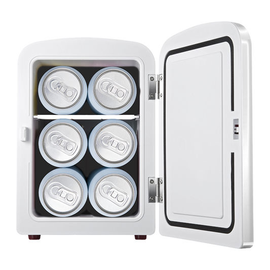6 Can Mini-Fridge With Built In Bluetooth Speaker