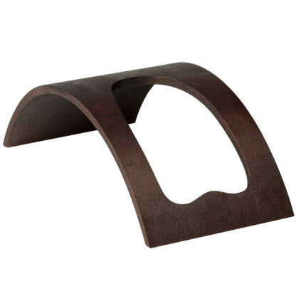 Curved Wooden Wine Bottle Holder