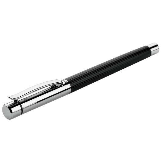 Brass Rollerball Pen with Columned Barrel