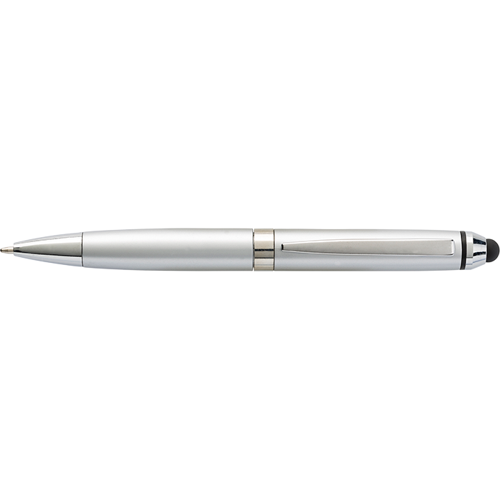 Coloured Barrel Ballpoint Pen with Stylus