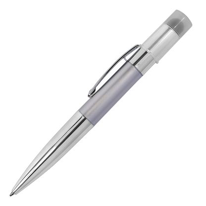 Twist Action Ballpoint Pen with Stylus and LED Lights