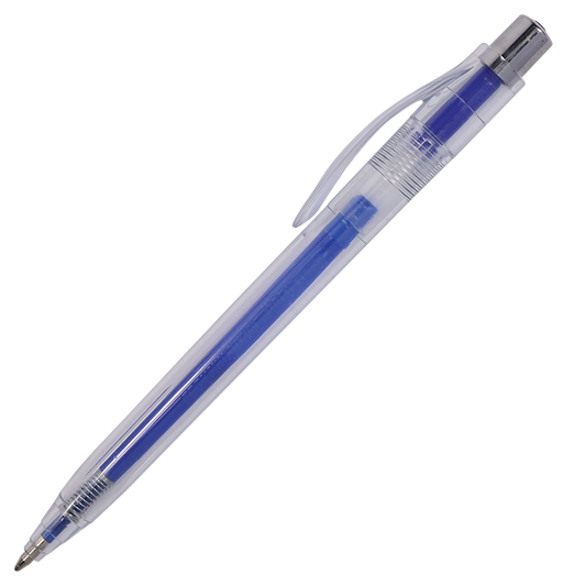 Translucent Ballpoint Pen with Coloured Refill
