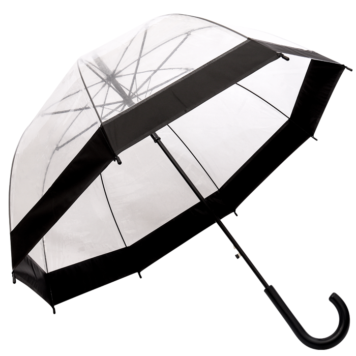 Dome Shaped Clear Umbrella