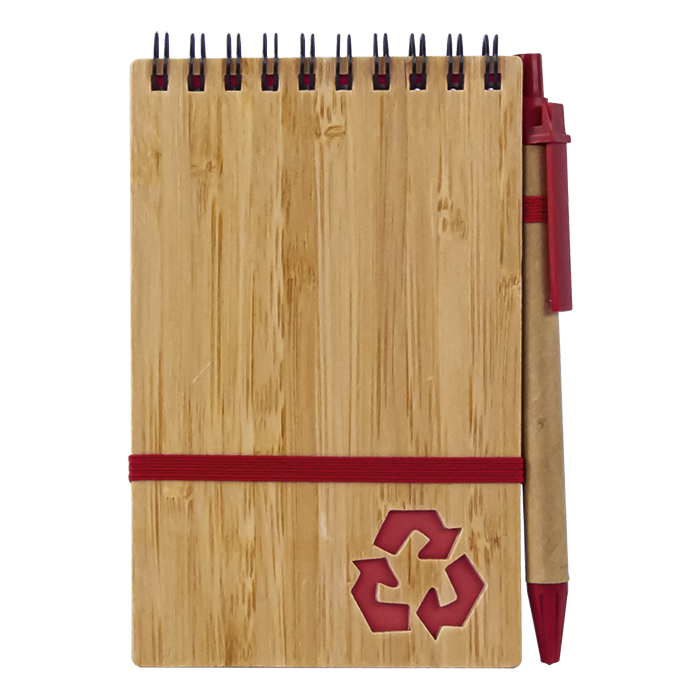 Bamboo Notebook With Pen