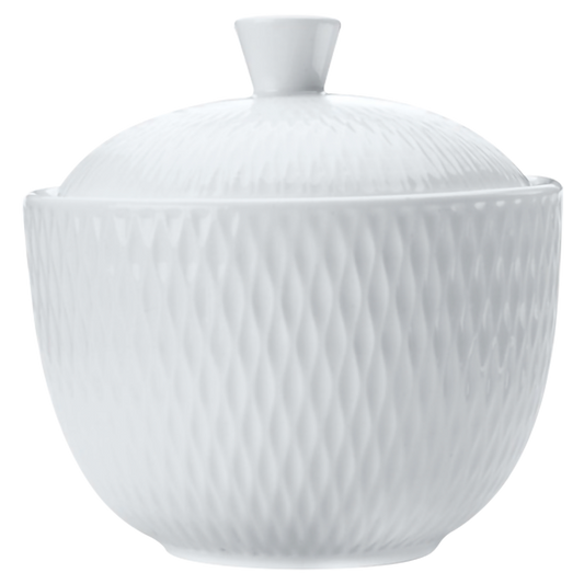 White Basics Diamonds Sugar Bowl