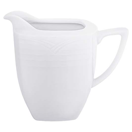 Arctic White Square Milk Jug