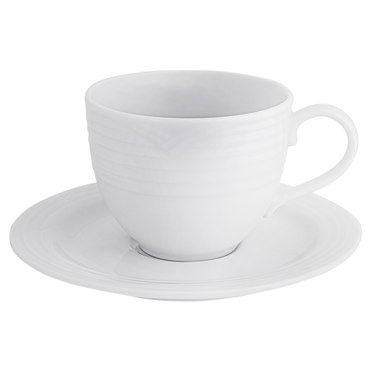 Arctic White Tea Cup and Saucer 240ml
