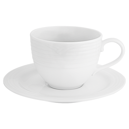 Arctic White Tea Cup and Saucer 200ml