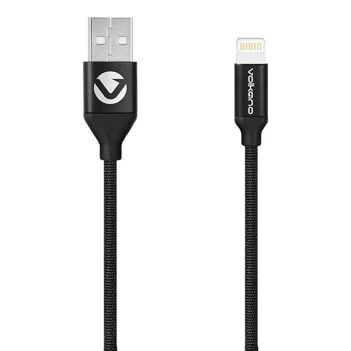 Volkano Weave Series MFI Lightning Cable 3m