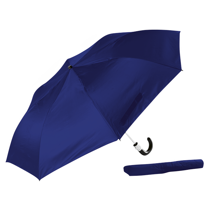 Gents Compact With Leather Handle