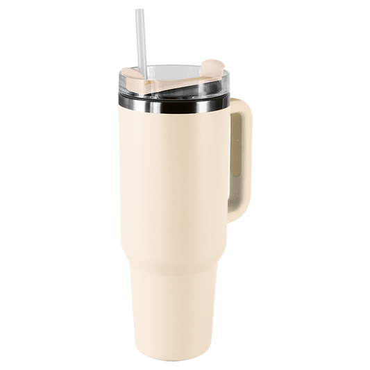 1.2L Double Walled Travel Mug with Straw