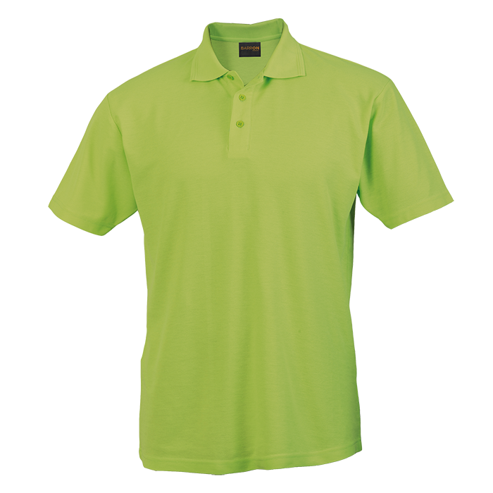 175g Barron Pique Knit Golfer Mens - Apple