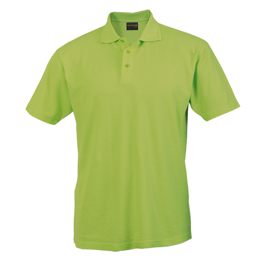 175g Barron Pique Knit Golfer Mens - Apple