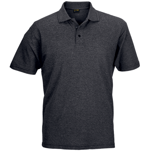 175g Barron Pique Knit Golfer Mens - Charcoal Heather