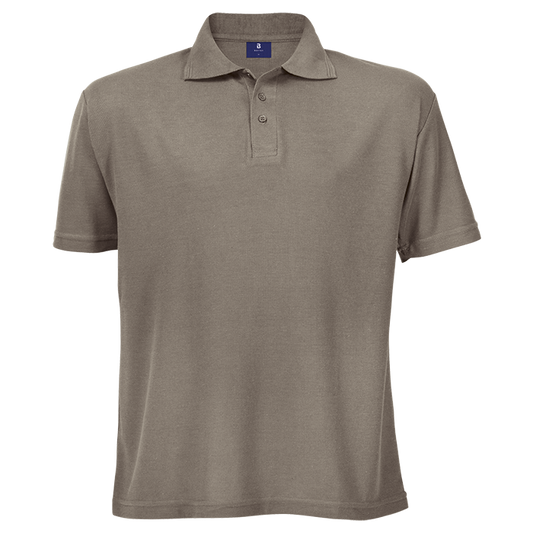 175g Barron Pique Knit Golfer Mens - Dove Grey