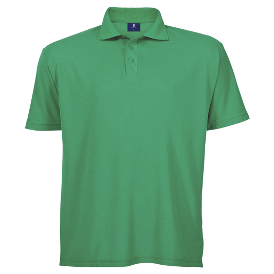 175g Barron Pique Knit Golfer Mens - Light Emerald