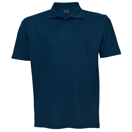 175g Barron Pique Knit Golfer Mens - Navy