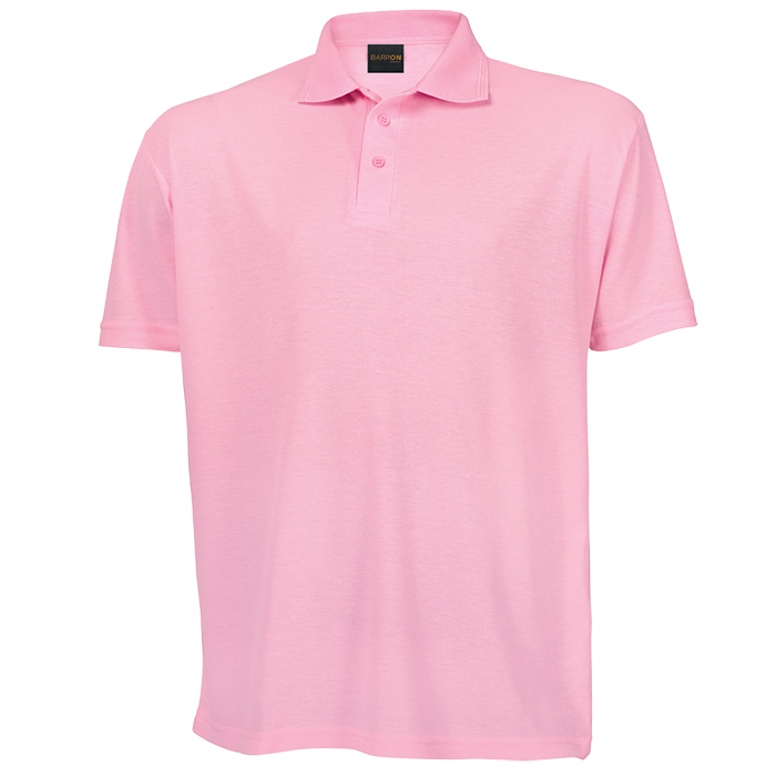 175g Barron Pique Knit Golfer Mens - Pink