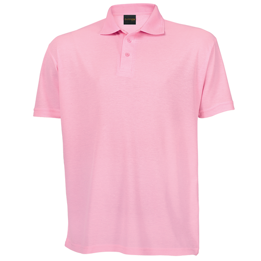 175g Barron Pique Knit Golfer Mens - Pink