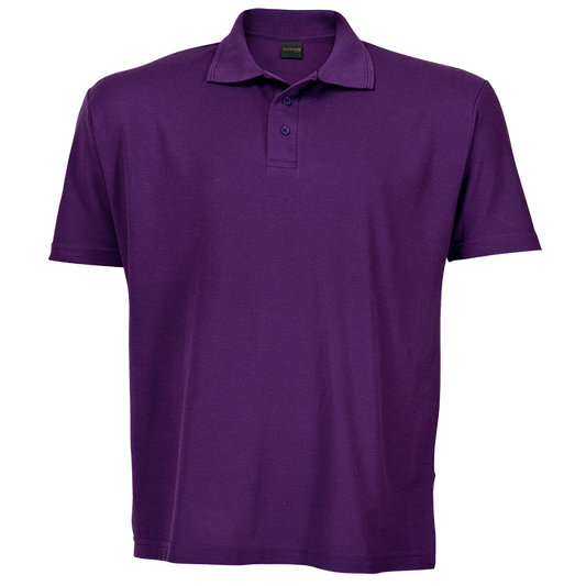 175g Barron Pique Knit Golfer Mens - Purple