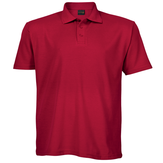 175g Barron Pique Knit Golfer Mens - Red