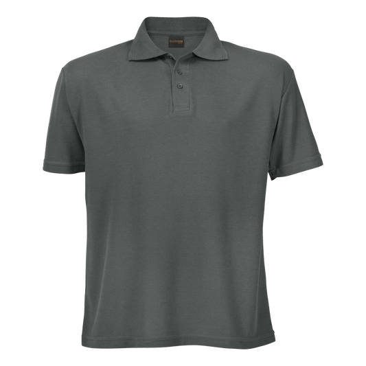 175g Barron Pique Knit Golfer Mens - Steel Grey