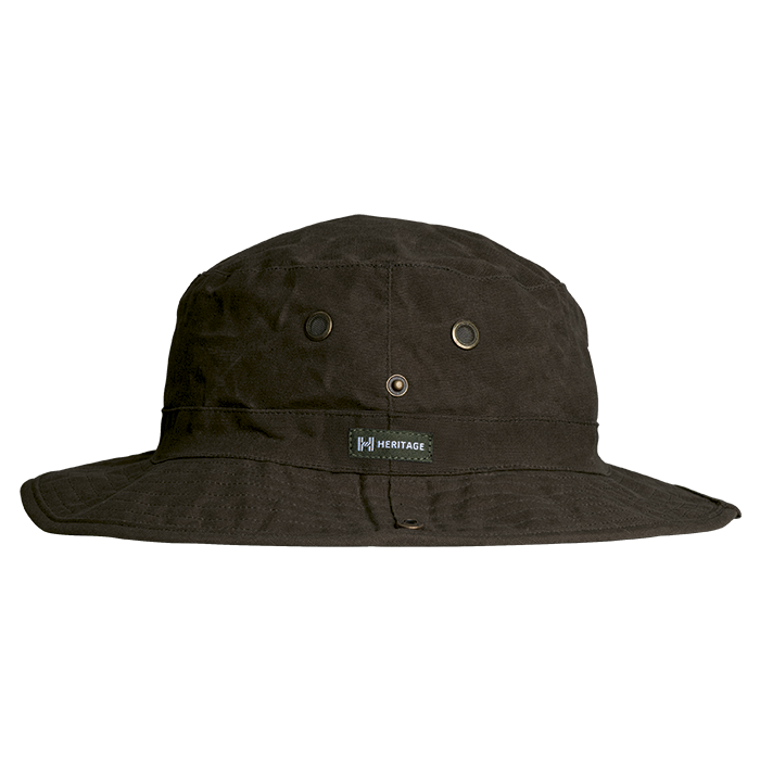 Heritage Washed Oil Skin Outdoor Hat