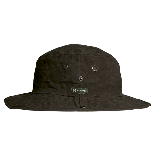 Heritage Washed Oil Skin Outdoor Hat