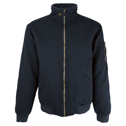 Cotton Bomber Sherpa-lined Jacket Mens