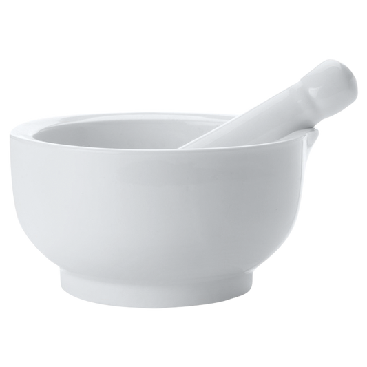 White Basics Mortar & Pestle