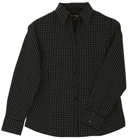 Pioneer Check Blouse Long Sleeve Ladies