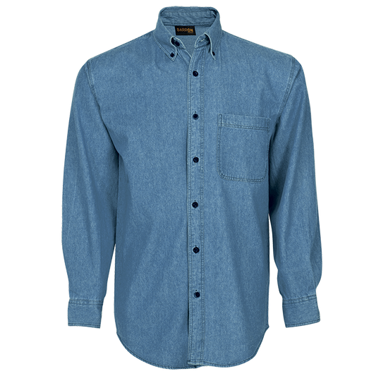 Denim Shirt Long Sleeve Mens