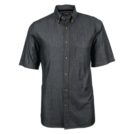 Denver Denim Shirt Short Sleeve Mens