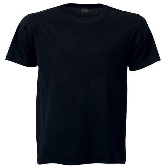 160g Barron Crew Neck T-Shirt - Black