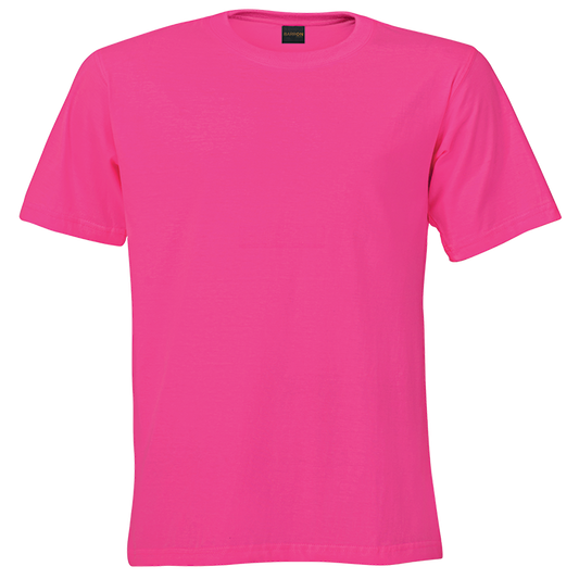 160g Barron Crew Neck T-Shirt - Bright Pink